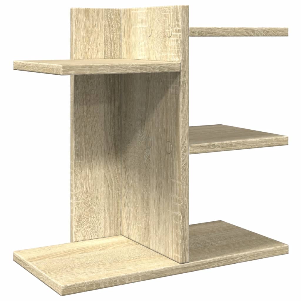 Organisateur de bureau Chêne Sonoma 42x21,5x42 cm en bois