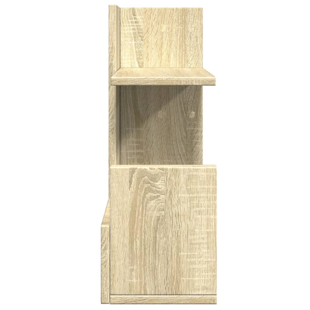 Organisateur de bureau Chêne Sonoma 49x20x52,5 cm en bois