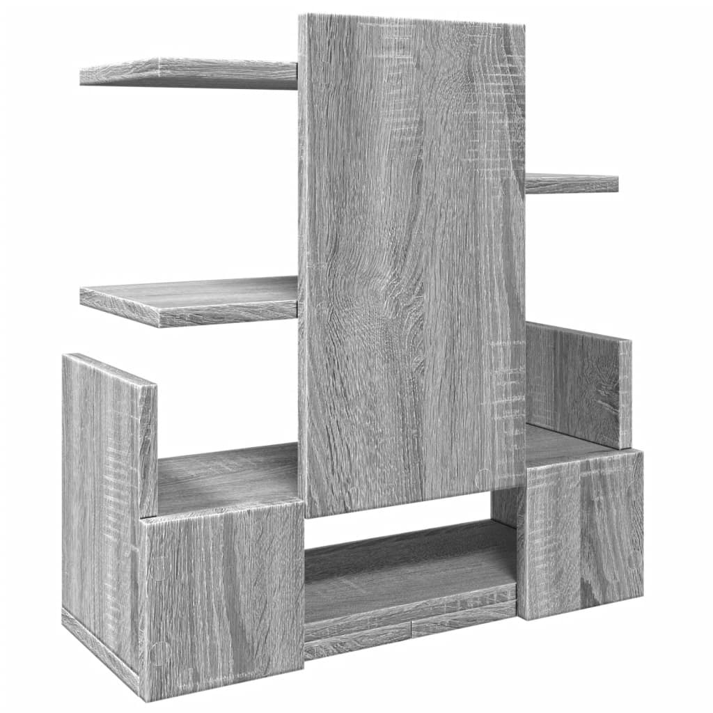 Schreibtisch-Organizer Grau Sonoma 49x20x52,5 cm Holzwerkstoff