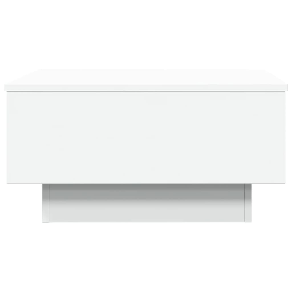 Table basse blanche 60x45x31 cm en bois