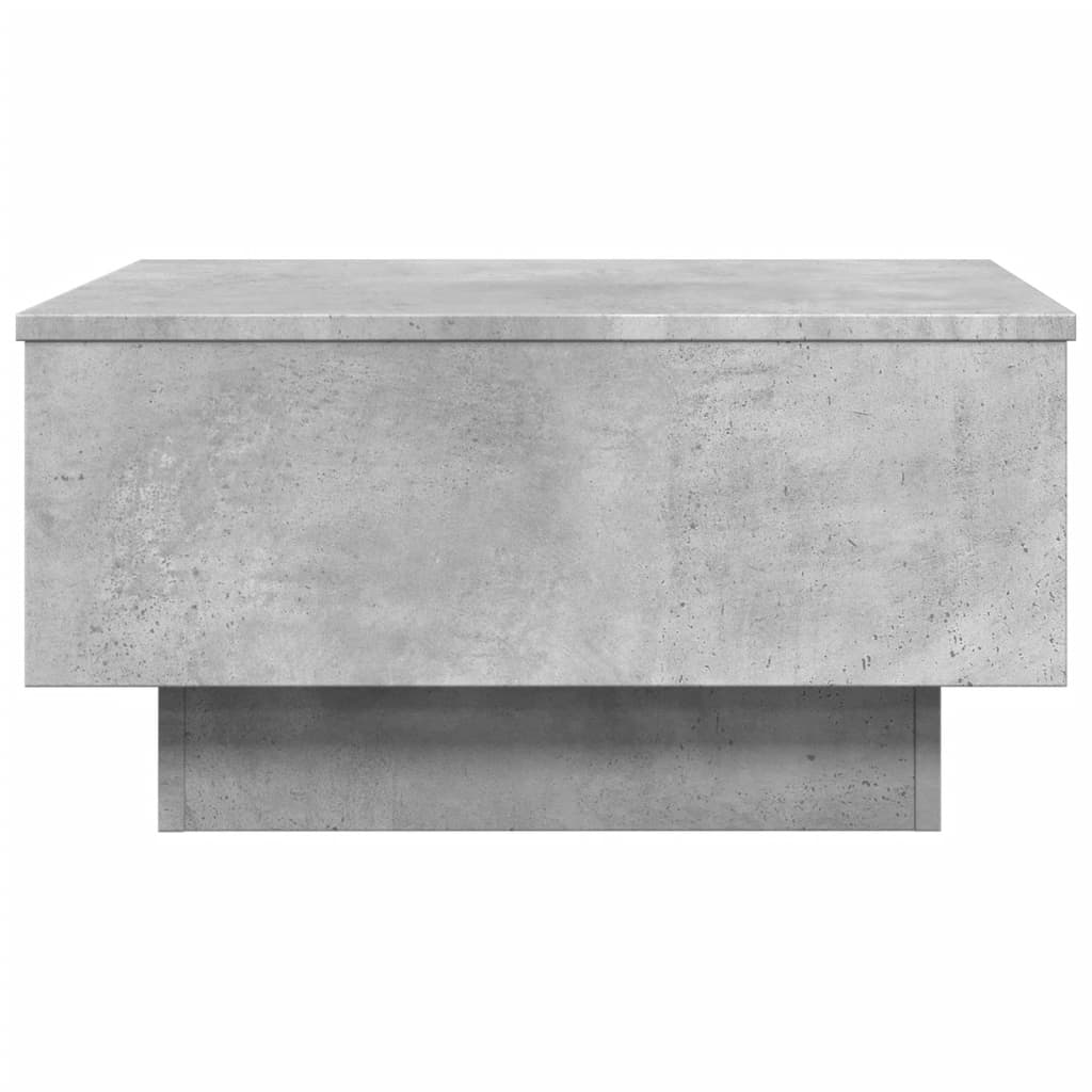 Table basse gris béton 60x45x31 cm en bois