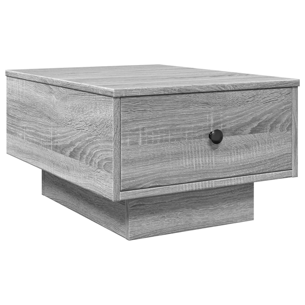 Table basse Sonoma grise 60x45x31 cm en bois