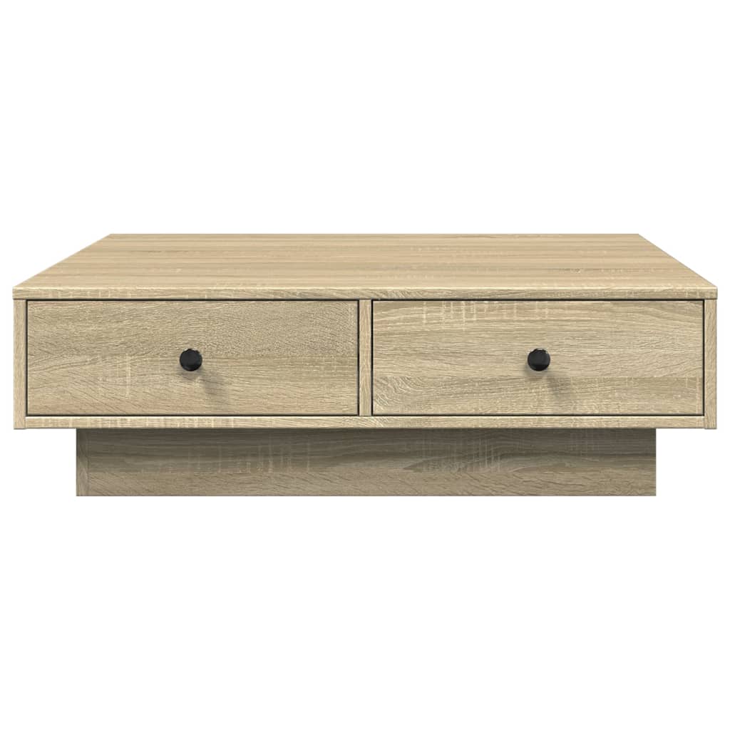 Coffee table Sonoma oak 90x90x28 cm wood material