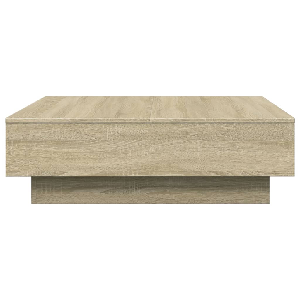 Coffee table Sonoma oak 90x90x28 cm wood material