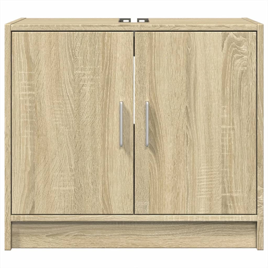 Meuble vasque chêne Sonoma 63x29x55 cm matériau bois