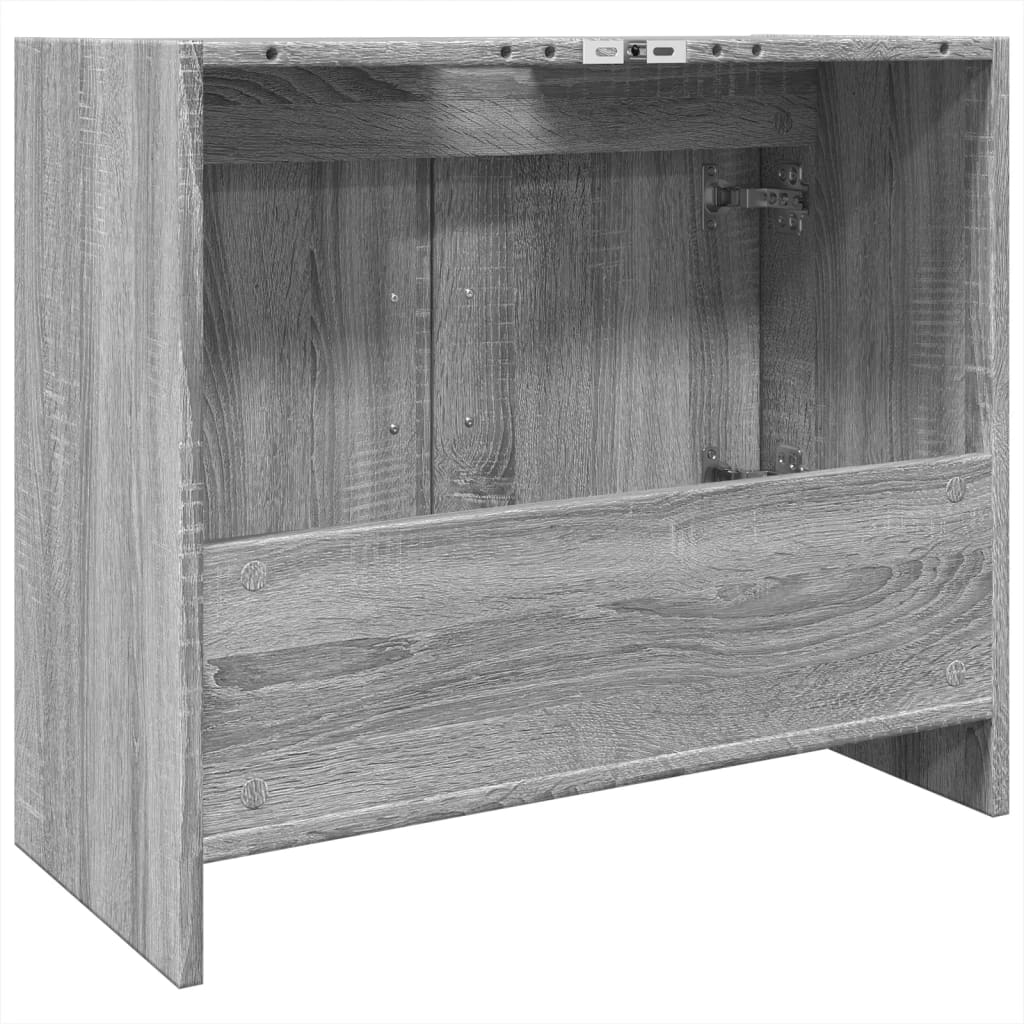 Meuble vasque Sonoma gris 63x29x55 cm en bois