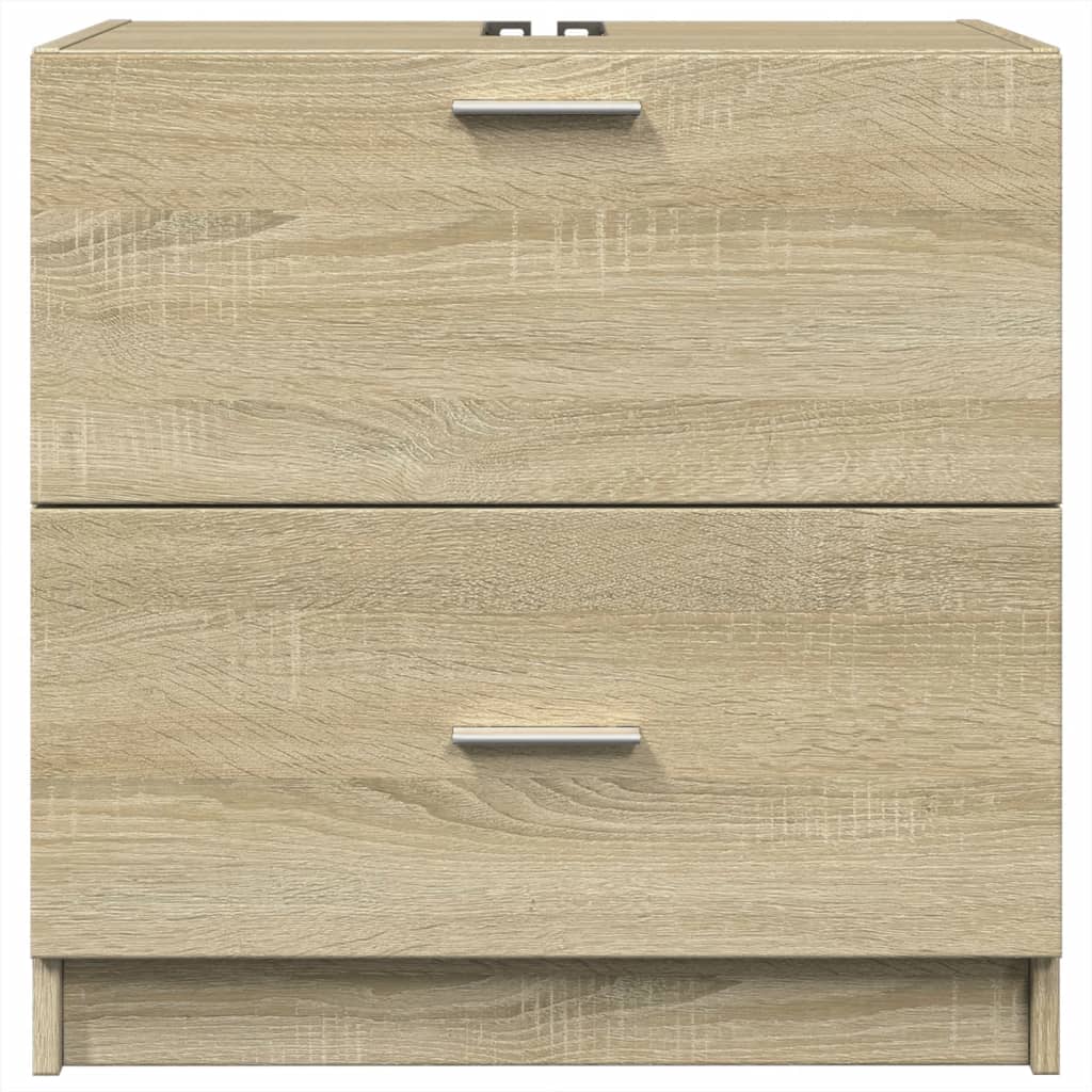 Meuble vasque en chêne Sonoma 59x37x59 cm en bois