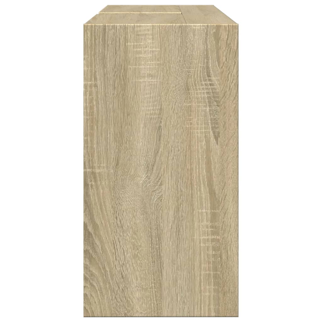 Meuble vasque chêne Sonoma 90x29x55 cm matériau bois