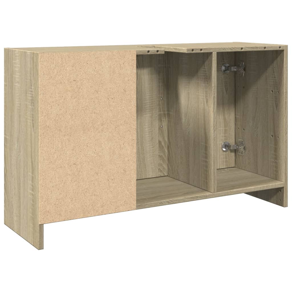 Meuble vasque chêne Sonoma 90x29x55 cm matériau bois