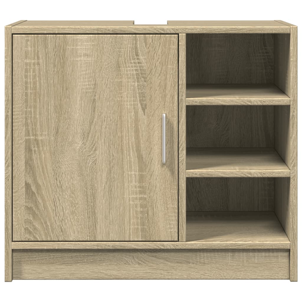 Meuble vasque chêne Sonoma 63x29x55 cm matériau bois