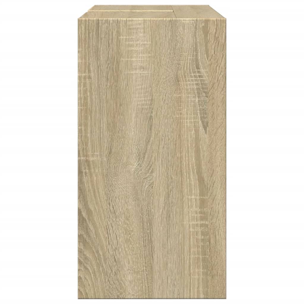 Meuble vasque chêne Sonoma 63x29x55 cm matériau bois