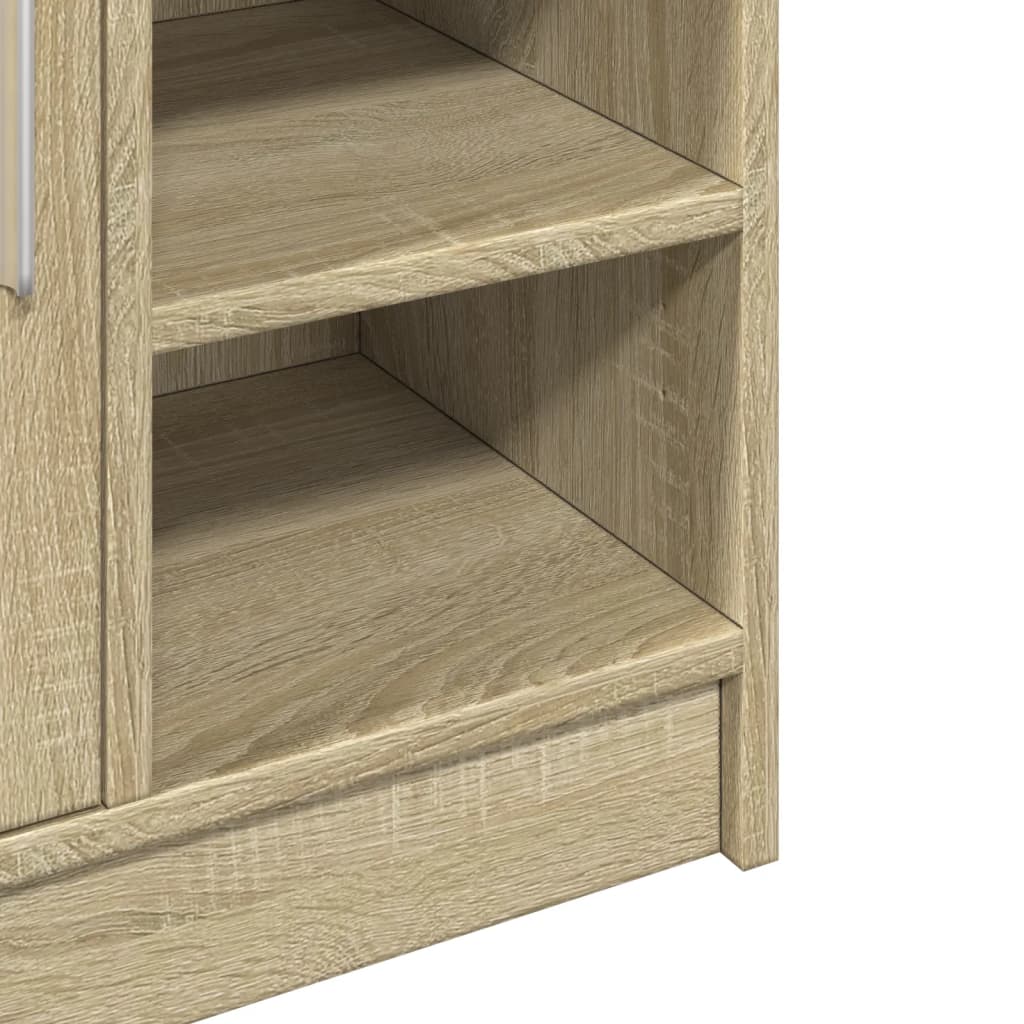 Meuble vasque chêne Sonoma 63x29x55 cm matériau bois