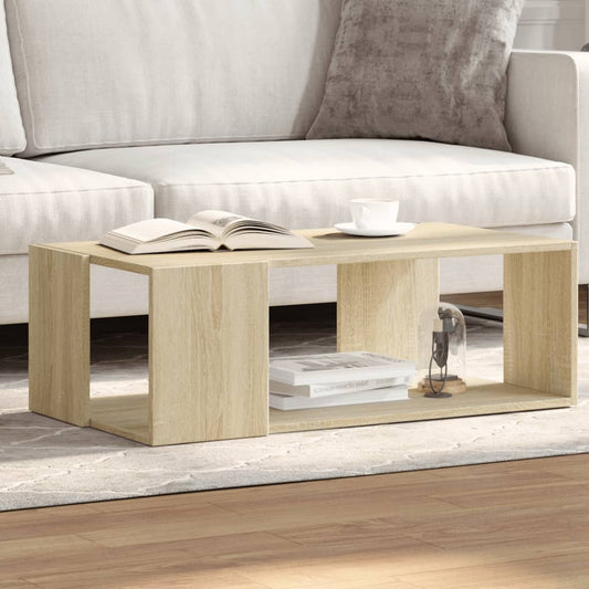 Coffee table Sonoma oak 89.5x48x30 cm wood material