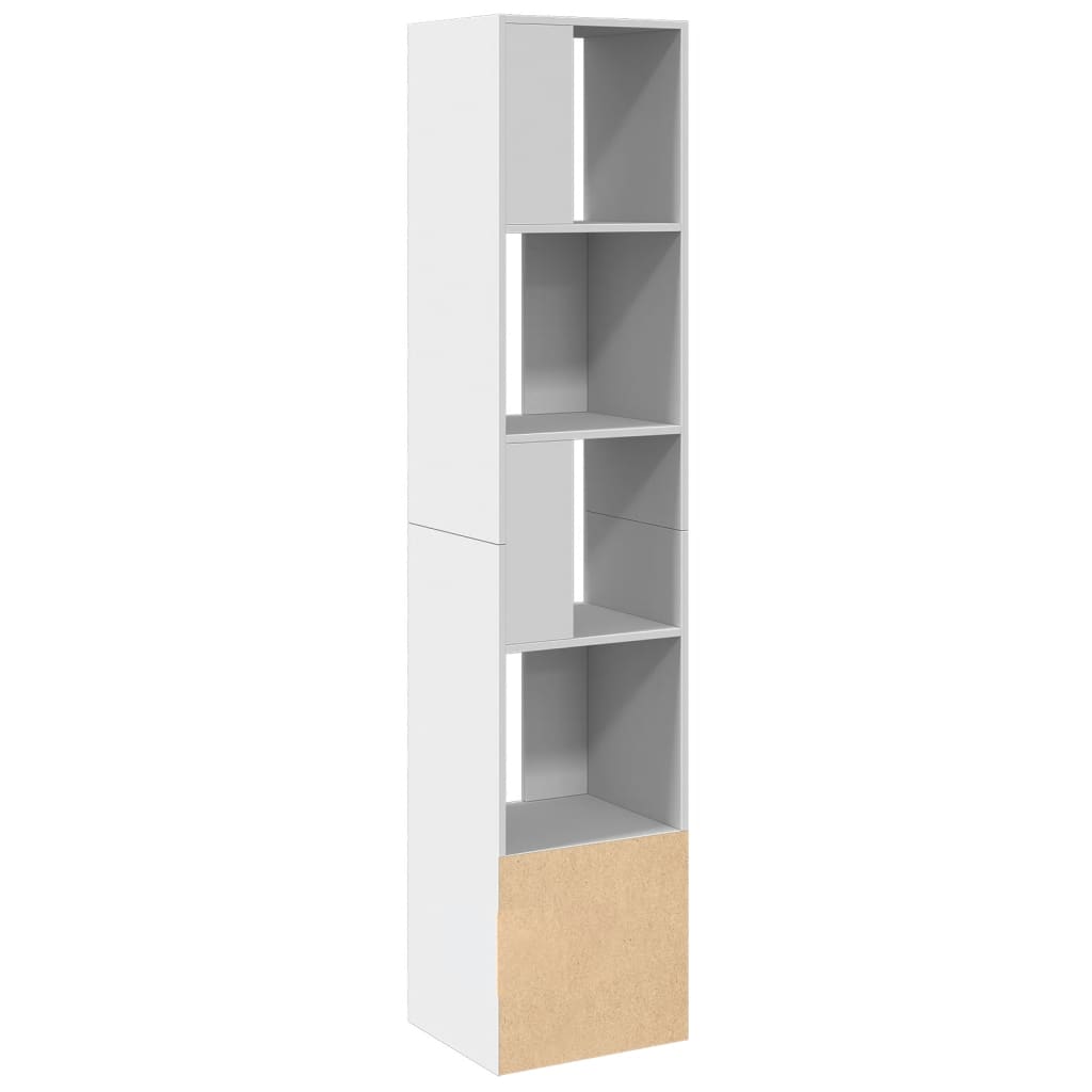 Bibliothèque blanche 40x36x189 cm en bois