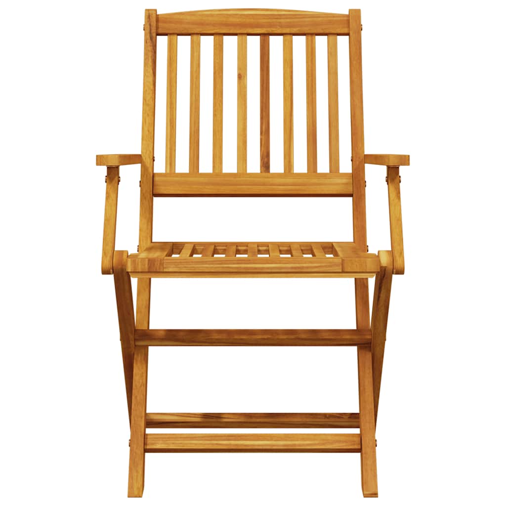 3-tlg. Bistro-Set Klappbar Massivholz Akazie
