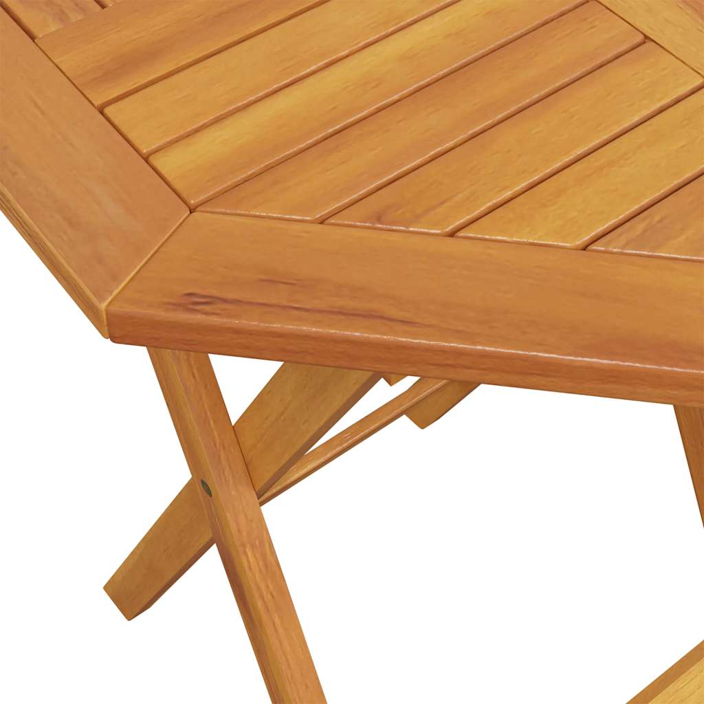 3-tlg. Bistro-Set Klappbar Massivholz Akazie