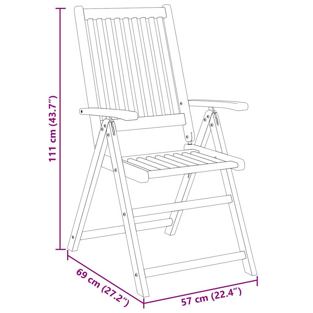 Garten Essgruppe 4-Sitzer Massivholz Akazie