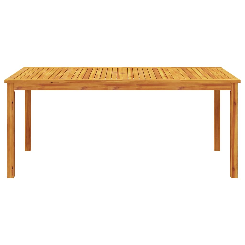7-tlg. Garten-Essgruppe 180x90x75 cm Massivholz Akazie