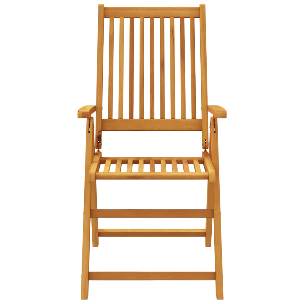 3-tlg. Garten-Essgruppe 85x85x74 cm Massivholz Akazie