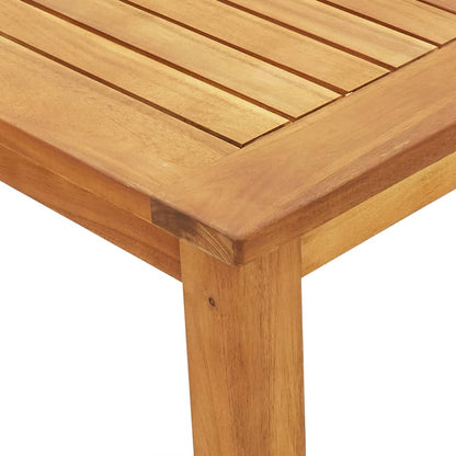 3-tlg. Garten-Essgruppe 85x85x74 cm Massivholz Akazie