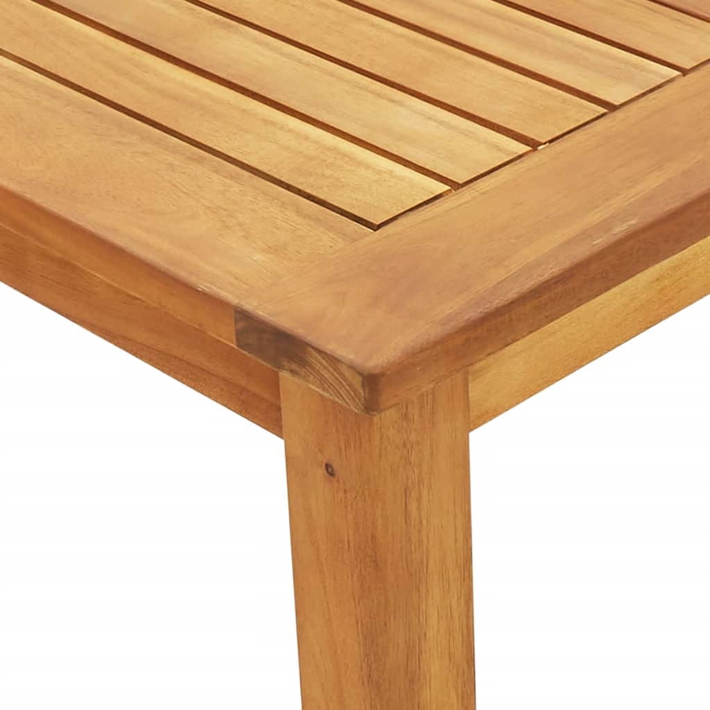 5-tlg. Garten-Essgruppe 85x85x74 cm Massivholz Akazie