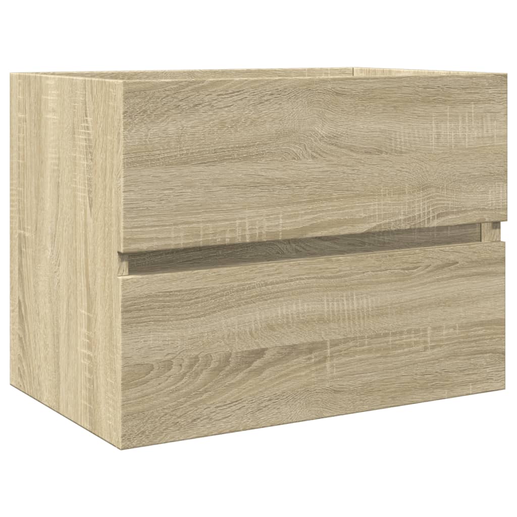 Meuble vasque chêne Sonoma 60x38,5x45cm matière bois