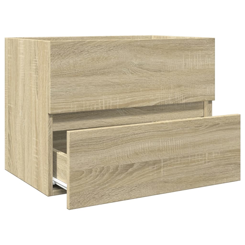 Meuble vasque chêne Sonoma 60x38,5x45cm matière bois