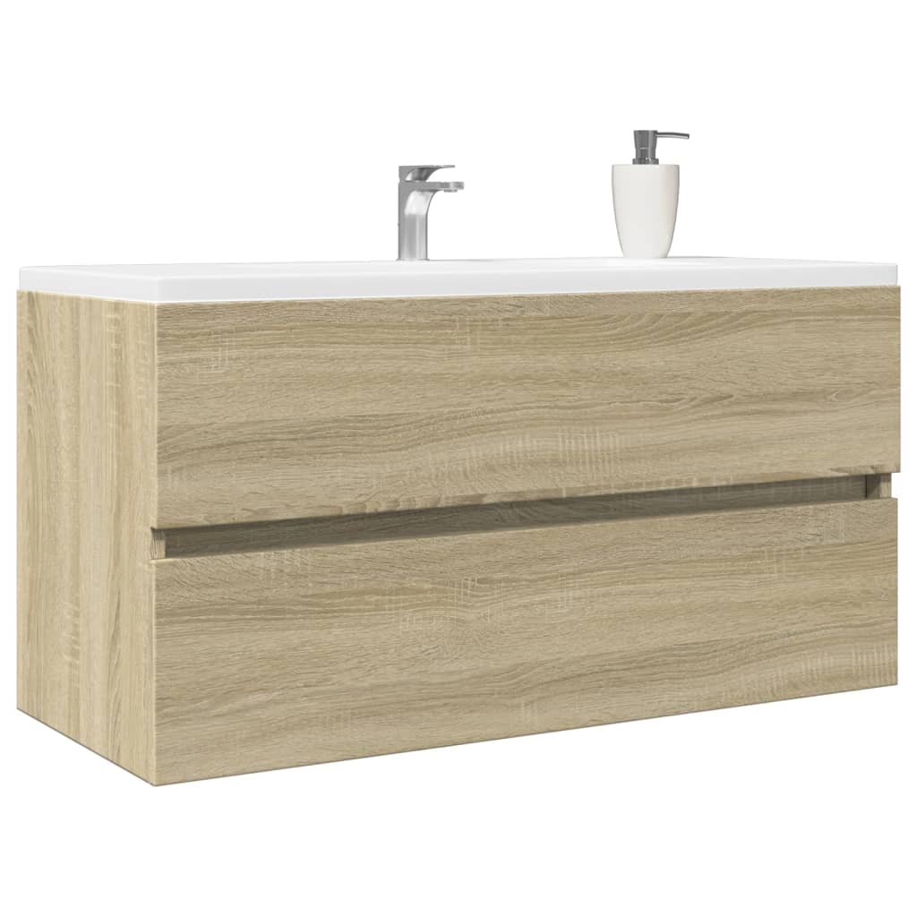 Meuble vasque chêne Sonoma 90x38,5x45cm matière bois