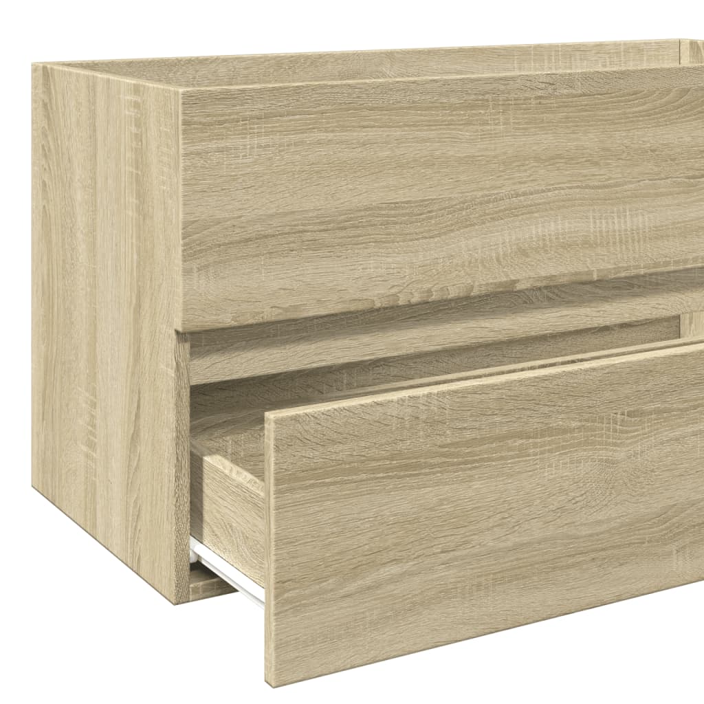 Meuble vasque chêne Sonoma 90x38,5x45cm matière bois