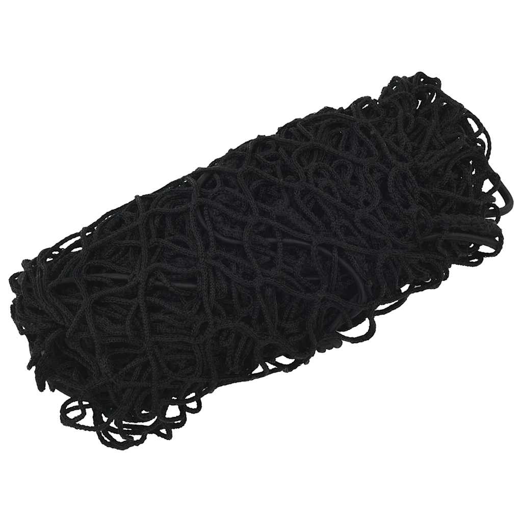 Anhängernetz mit Gummiseil Schwarz 3x3 m PP