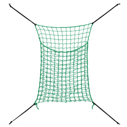 Heunetze 2 Stk. Rechteckig Grün 90x60 cm PP