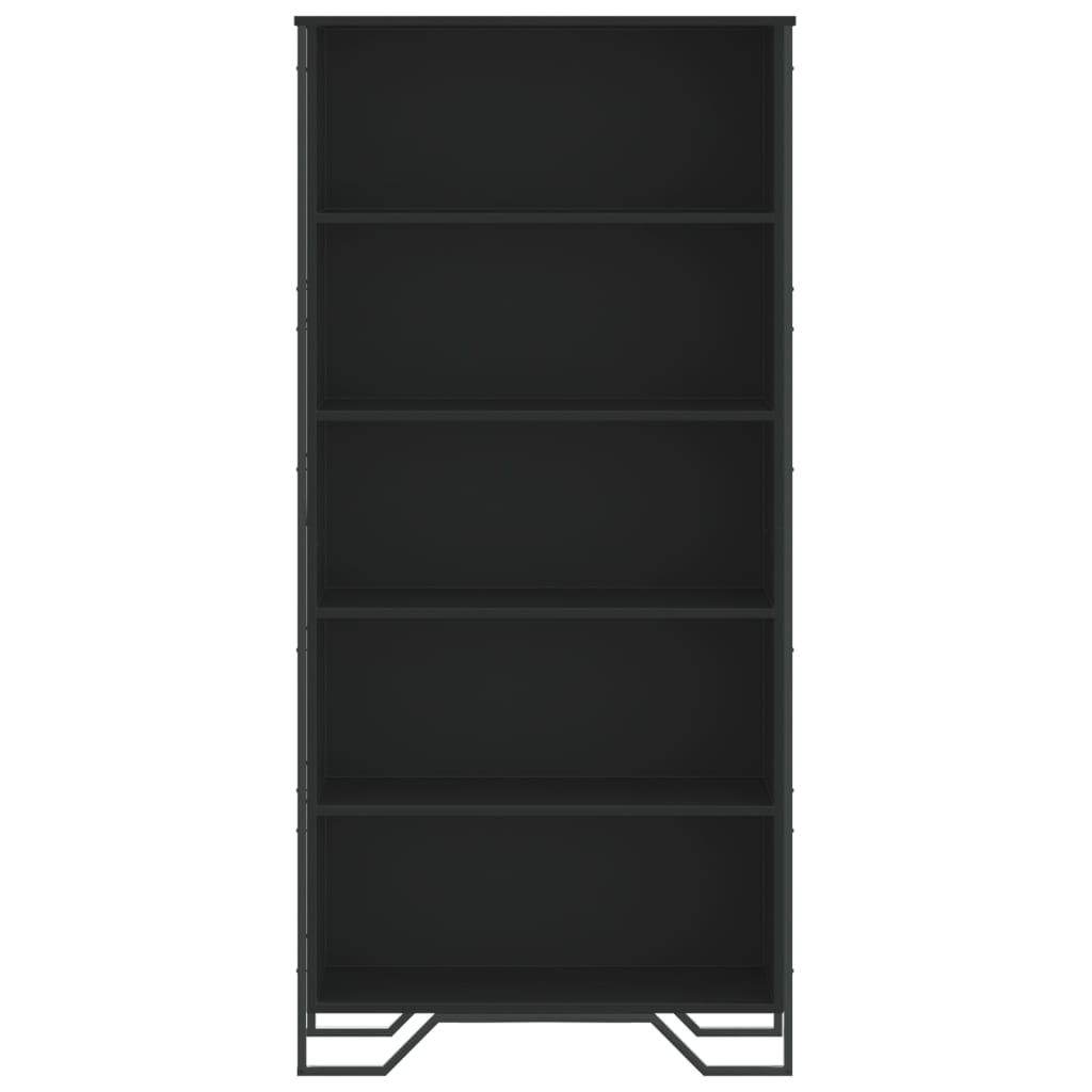 Bookshelf Black 80x31x169 cm wood-based material