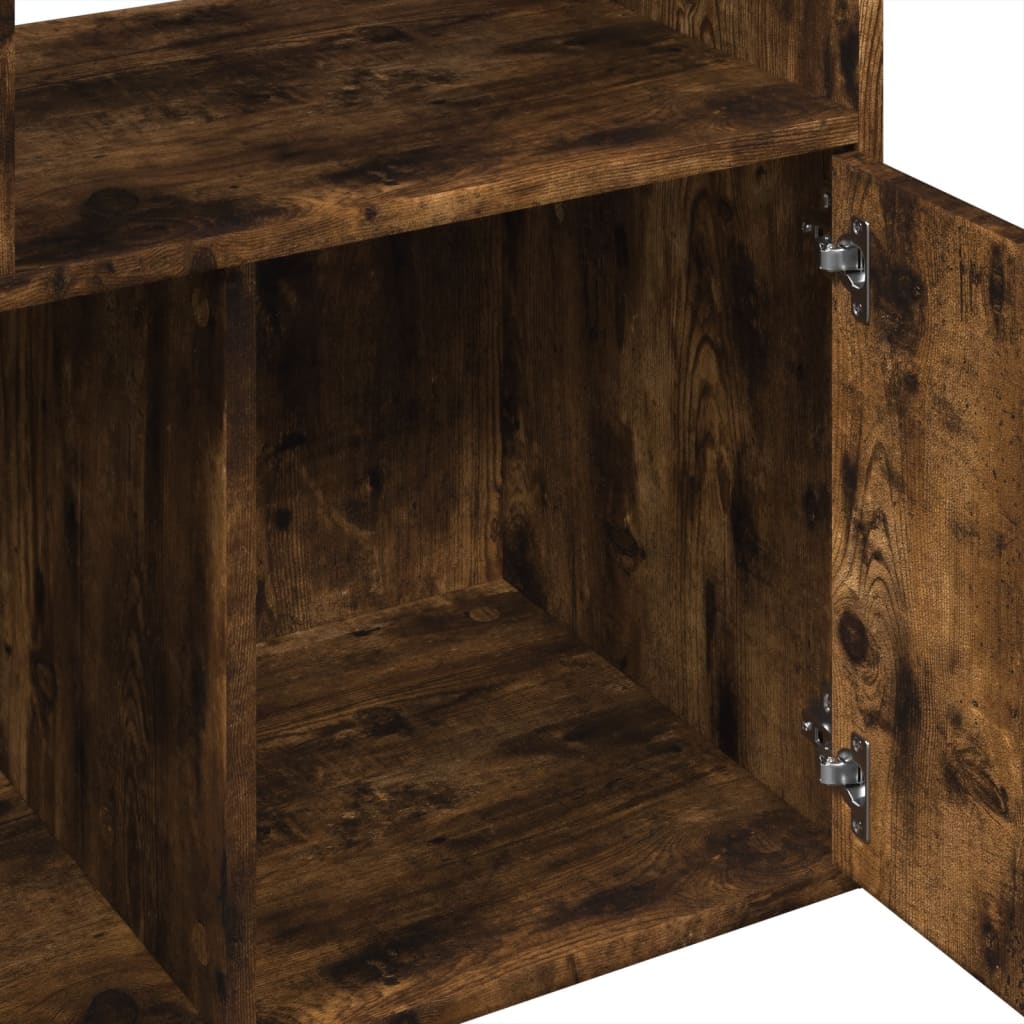 Bookshelf smoked oak 70x36x189 cm wood material