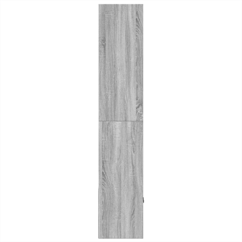 Bookshelf Grey Sonoma 70x36x189 cm wood material