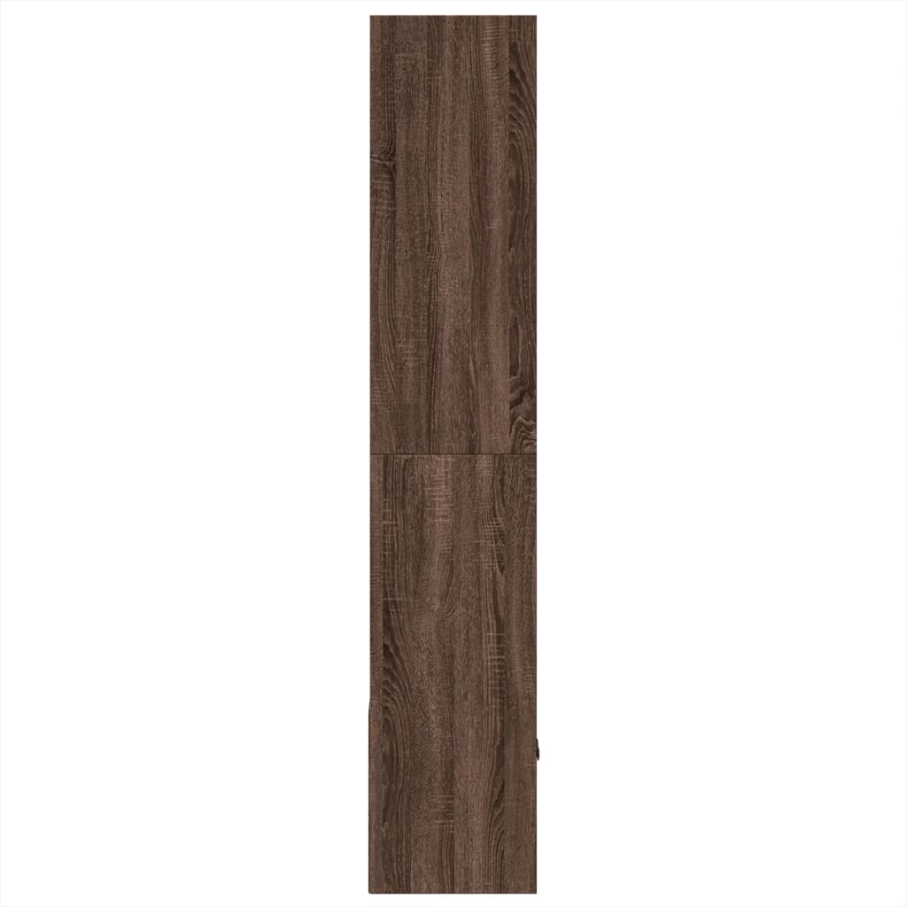 Bookshelf brown oak look 70x36x189 cm wood material
