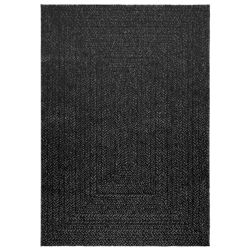 Teppich ZIZUR Anthrazit 120x170cm Jute-Optik Indoor und Outdoor