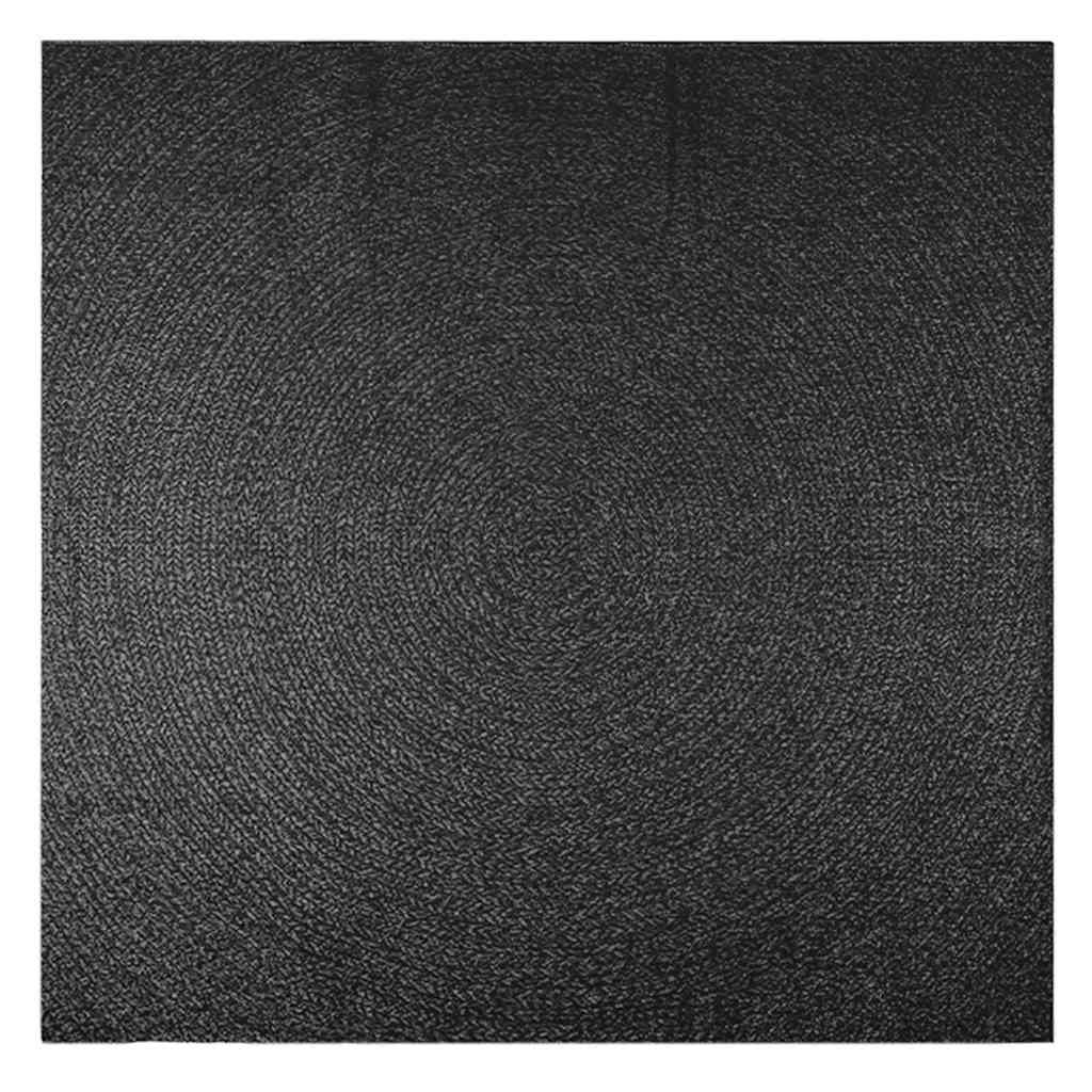 Teppich ZIZUR Anthrazit 240x240cm Jute-Optik Indoor und Outdoor