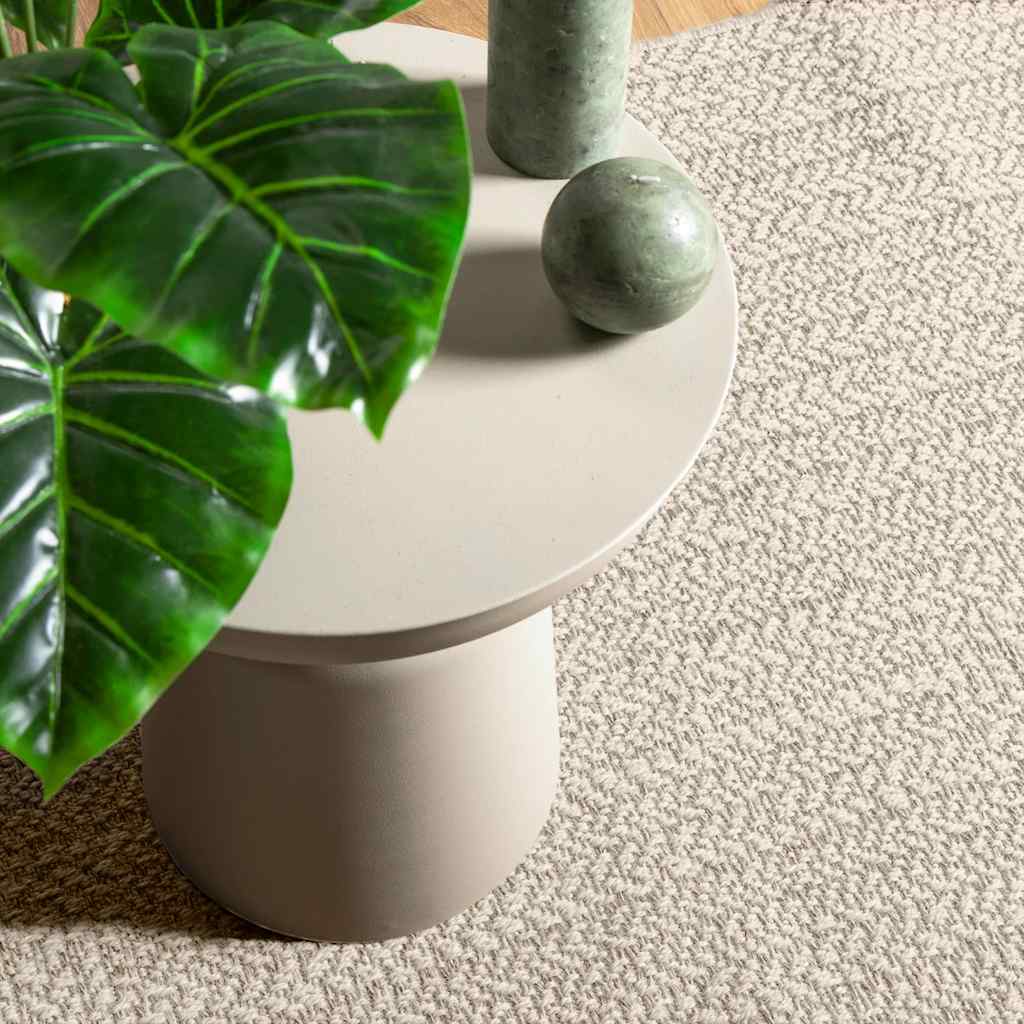 Teppich ZIZUR Creme 120x170 cm Jute-Optik Indoor und Outdoor