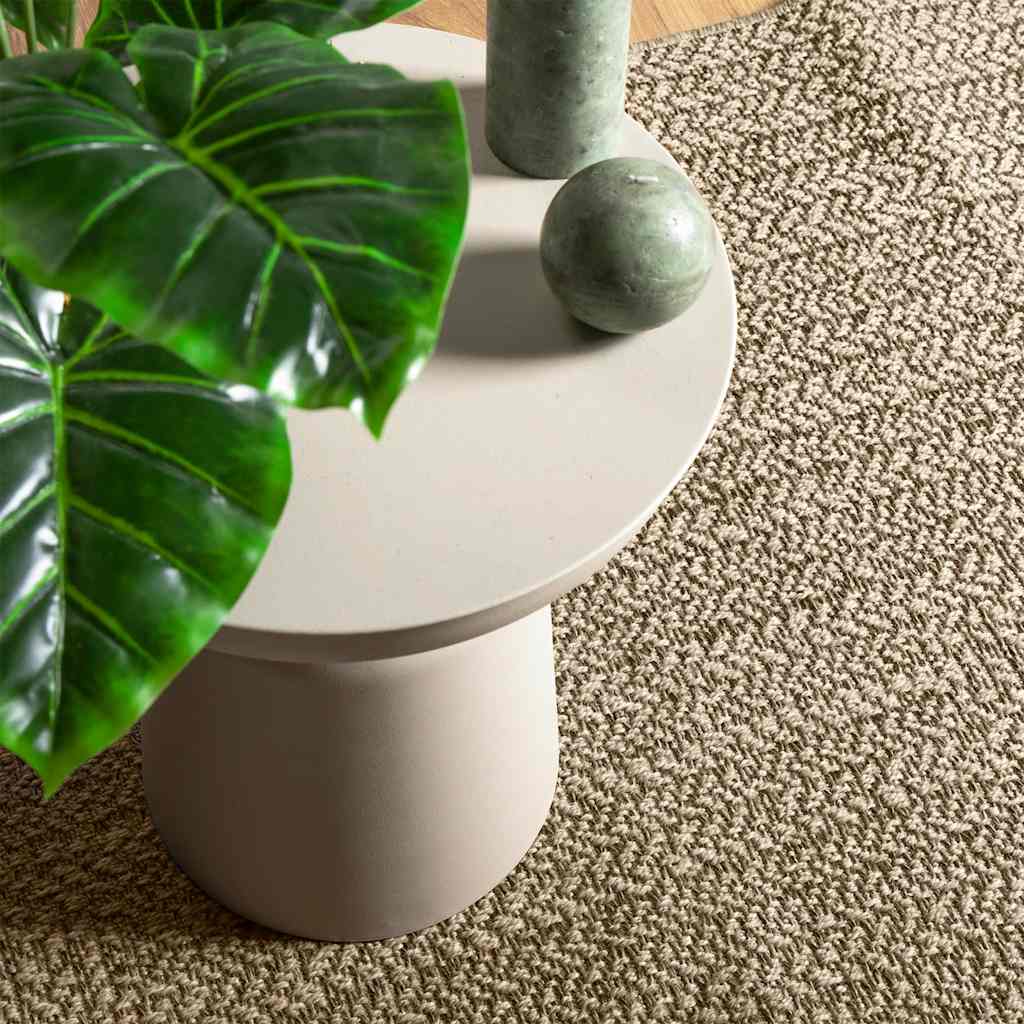 Teppich ZIZUR Beige 80x150 cm Jute-Optik Indoor und Outdoor