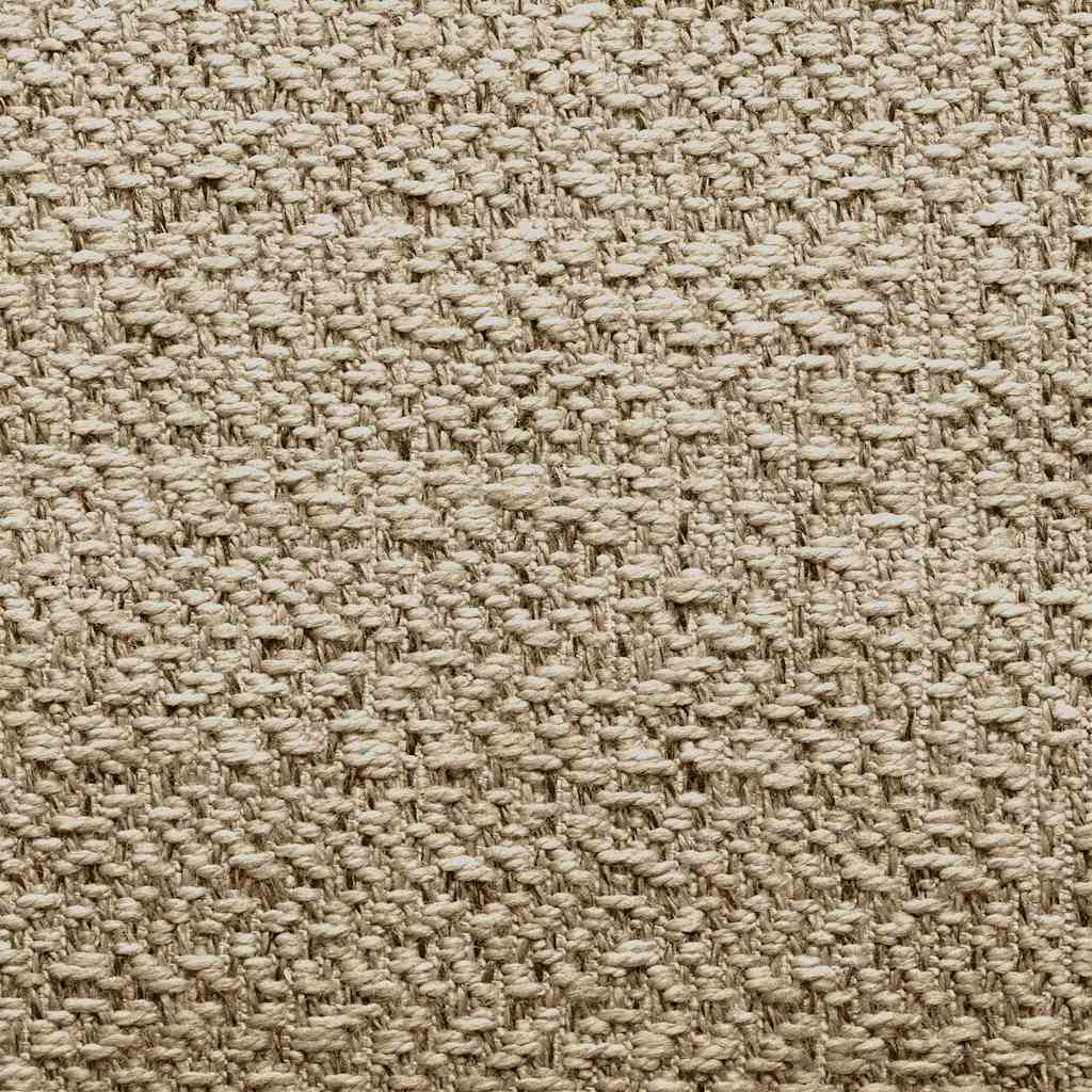 Teppich ZIZUR Beige 80x150 cm Jute-Optik Indoor und Outdoor