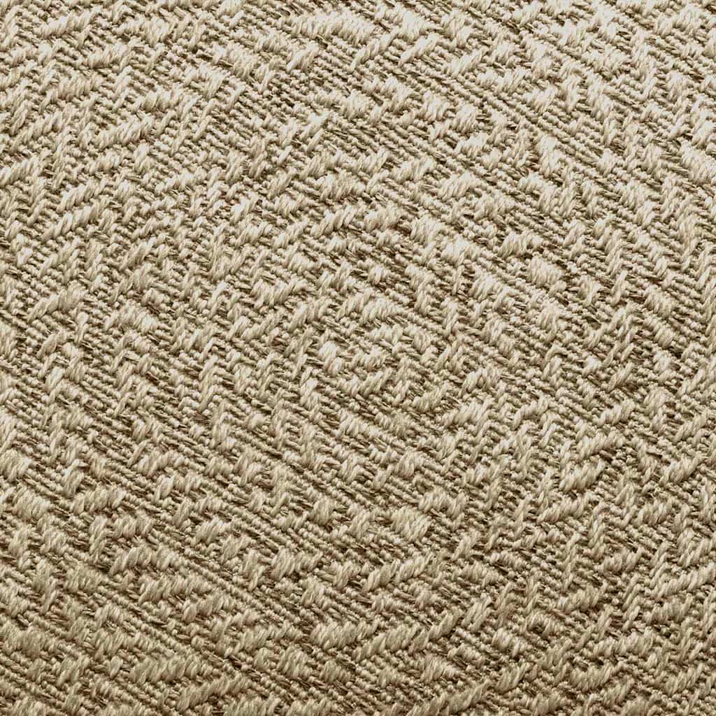 Teppich ZIZUR Beige 240x340 cm Jute-Optik Indoor und Outdoor