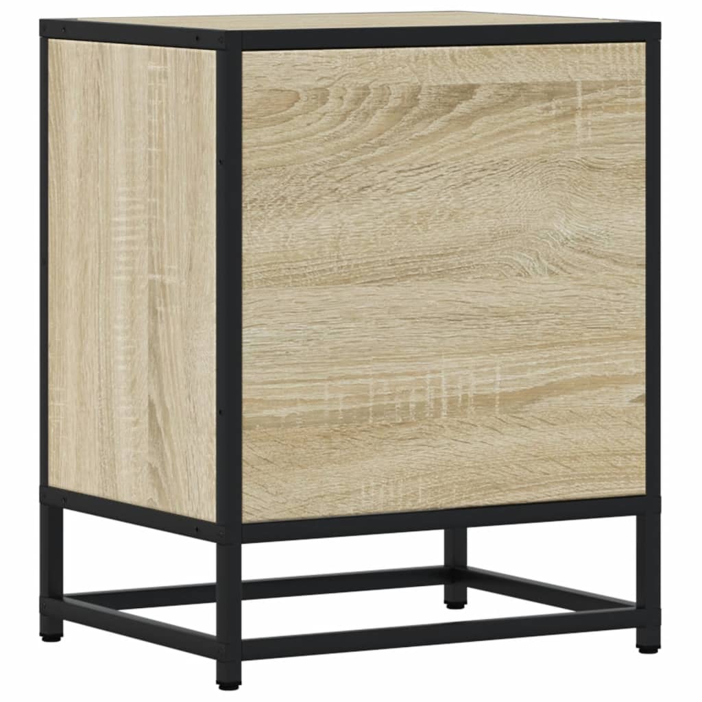 Tables de chevet 2 pcs. Chêne Sonoma 40x31x50 cm matériau bois