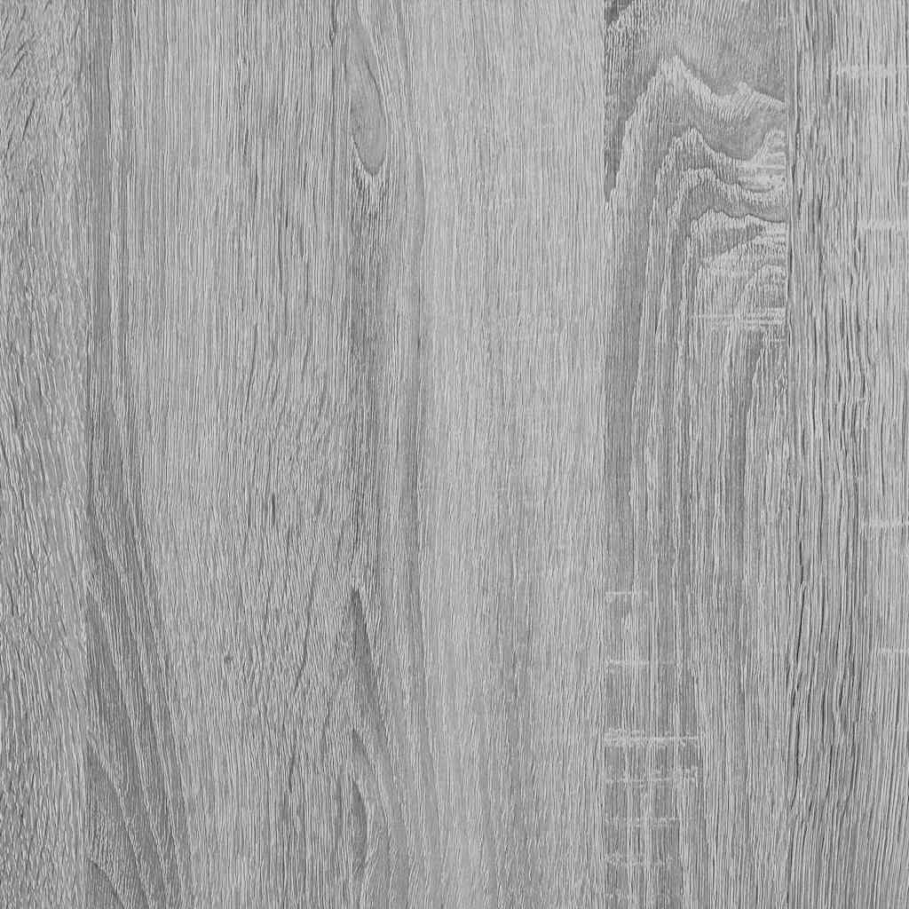 TV cabinet gray Sonoma 150x35x41 cm wood-based material and metal