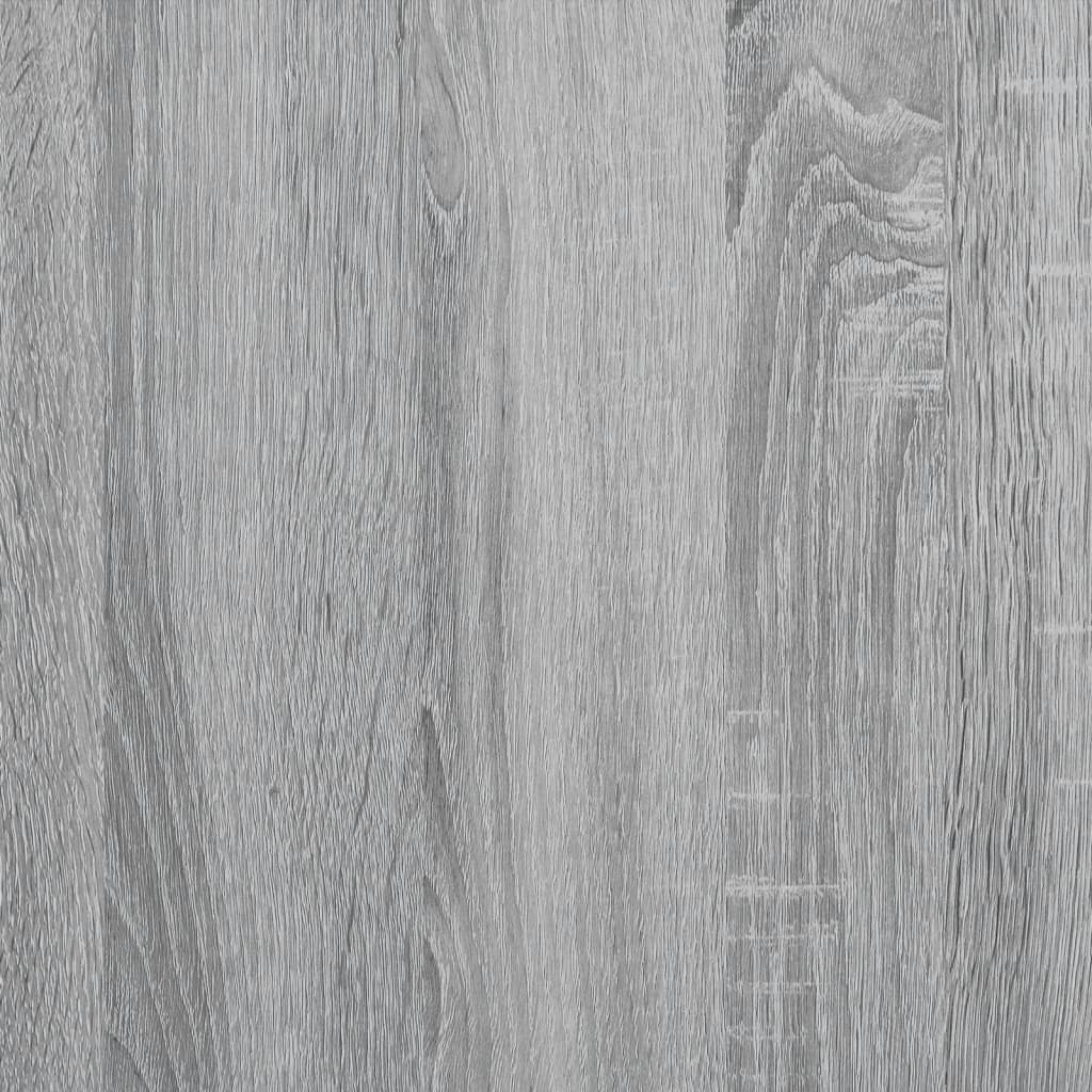 Meuble TV gris Sonoma 100x31x39,5 cm en bois et métal