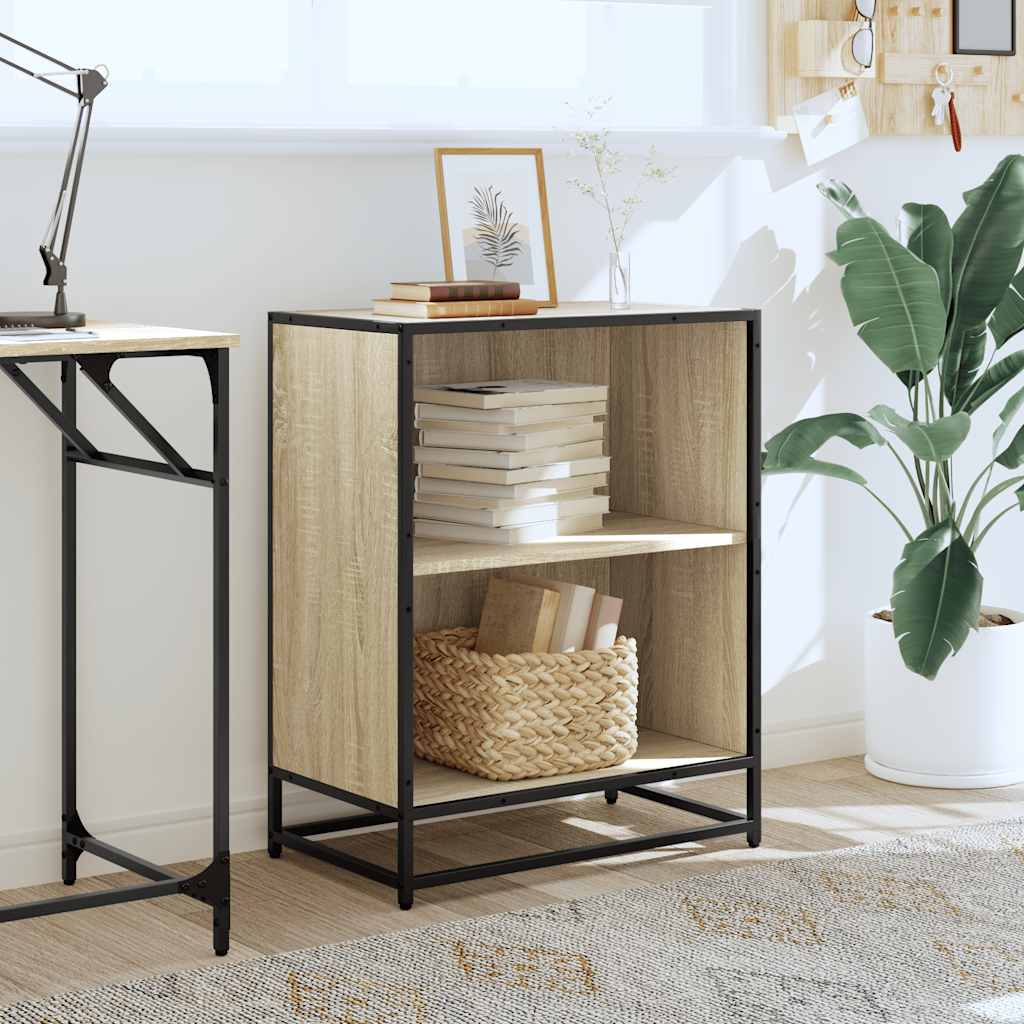 Bibliothèque en chêne Sonoma 60x35x76 cm matériau bois