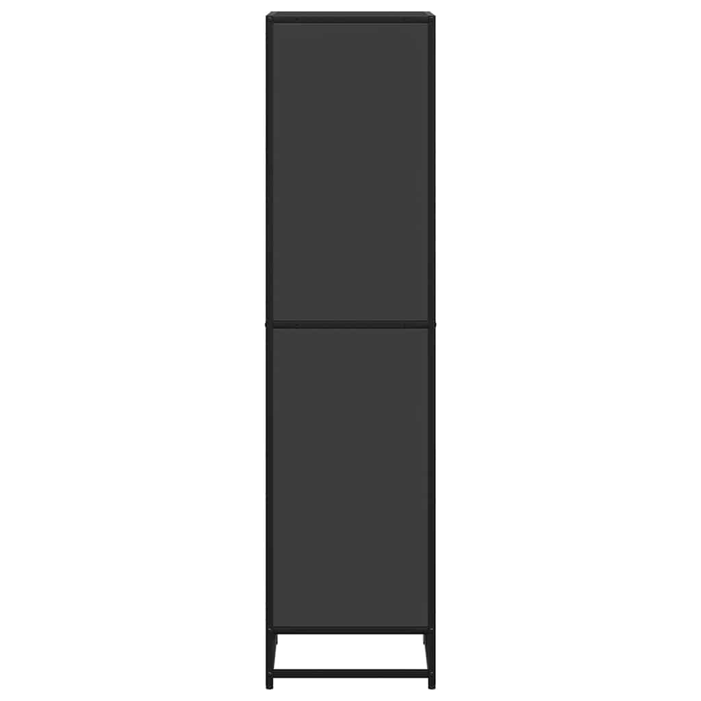 Bibliothèque noire 40x35x139 cm en bois