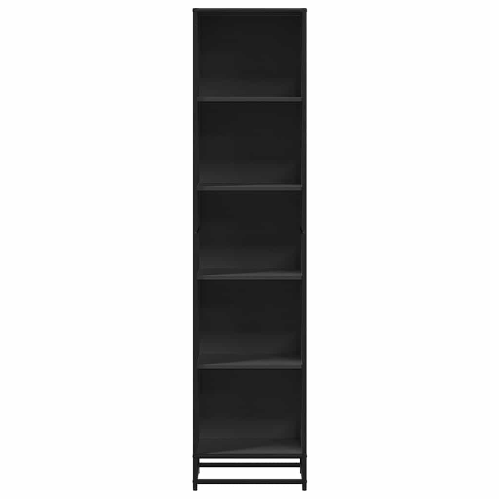 Bibliothèque noire 40x35x170,5 cm en bois