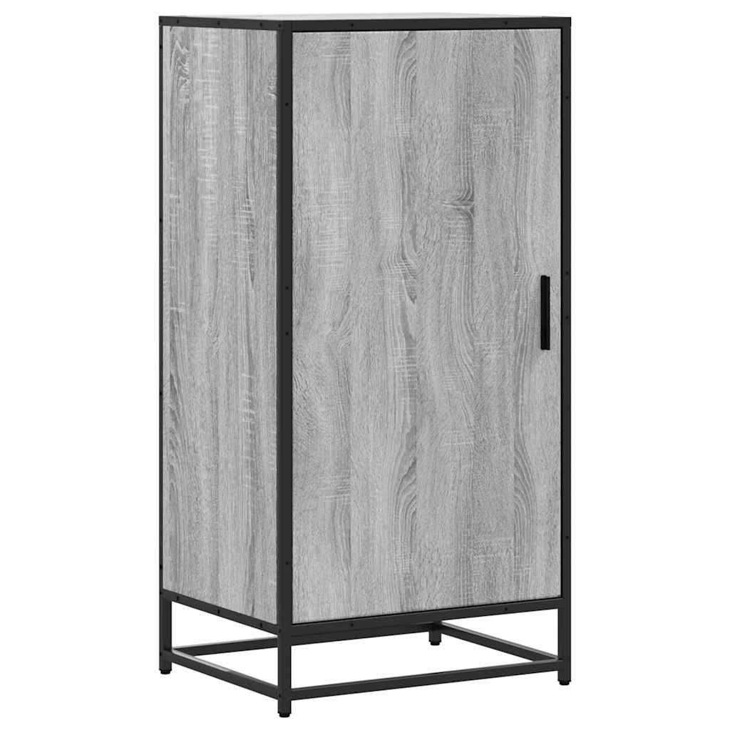 Étagère à chaussures grise Sonoma 48x38x97,5 cm en bois