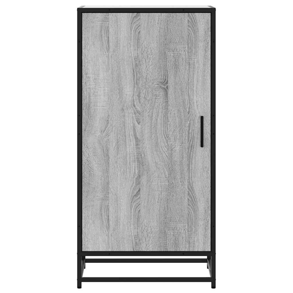 Étagère à chaussures grise Sonoma 48x38x97,5 cm en bois