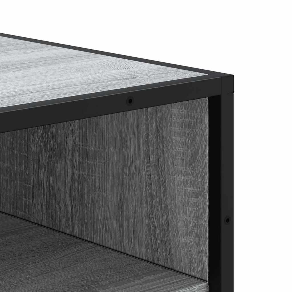 Étagère à chaussures grise Sonoma 48x38x97,5 cm en bois